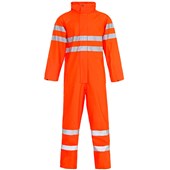 Supertouch Stormflex Orange Hi Vis Waterproof Coverall