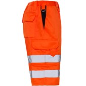Supertouch Orange Polycotton Hi Vis Shorts
