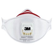 3M 9332+ Aura FFP3D Valved Fold Flat Disposable Masks (Pack 10)