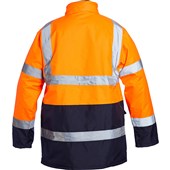 Blackrock Rail Orange Two Tone Padded Waterproof Hi Vis Jacket