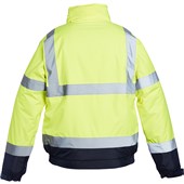 Blackrock Yellow Two Tone Padded Waterproof Hi Vis Bomber Jacket