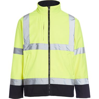 Blackrock Yellow Two Tone Hi Vis Softshell Jacket