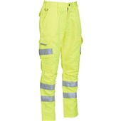 Blackrock Yellow Polycotton Hi Vis Cargo Trousers