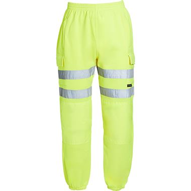 Blackrock Yellow GRS Sustainable Eco Hi Vis Jogging Bottoms