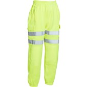 Blackrock Yellow GRS Sustainable Eco Hi Vis Jogging Bottoms