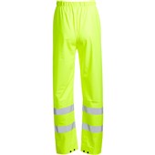 Blackrock Yellow Lightweight PU Waterproof Hi Vis Trousers