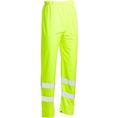 Blackrock Yellow Lightweight PU Waterproof Hi Vis Trousers