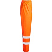 Blackrock Rail Orange Lightweight PU Waterproof Hi Vis Trousers