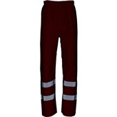 Blackrock Rail Orange Lightweight PU Waterproof Hi Vis Trousers