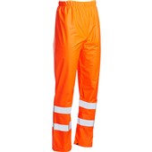 Blackrock Rail Orange Lightweight PU Waterproof Hi Vis Trousers