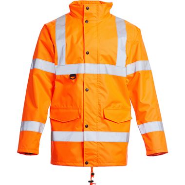 Blackrock Rail Orange Class 4:3 Breathable Waterproof Hi Vis Jacket