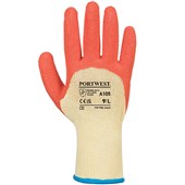 Portwest A105 Grip Xtra Orange Grip Glove with Latex Coating - 10g