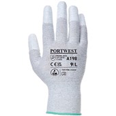 Portwest A198 Antistatic PU Fingertip Gloves - 13g