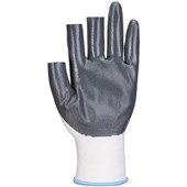 MultiSAVE 12 Pack - Portwest A311 Fingerless Glove with Nitrile Coating 13g (Pack 12)