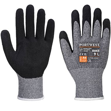 Portwest A665 Cut E Nitrile Glove with Flexible Nitrile Coating 13g