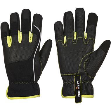 Portwest A771 PW3 Cut B Mechanics Style Tradesman Gloves