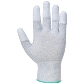 MultiSAVE Pack 12 - Portwest AB198 ESD Antistatic PU Fingertip Gloves 13g (12 Pairs)