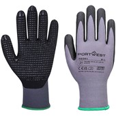 Portwest AB351 Dermiflex Plus Glove with Dotted Nitrile Coating 15g MultiSave (Pack 12)