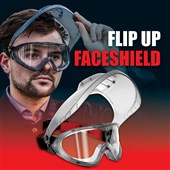 JSP Stealth 9200 Faceshield Goggle AGW010-603-000 Anti-Mist & Anti-Scratch