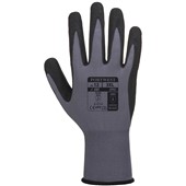 Portwest AP62 Dermiflex Aqua Water Repellent Work Gloves with Sandy Nitrile Coating - 15g
