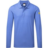 Portwest AS23 Anti-Static ESD Long Sleeve Polo Shirt