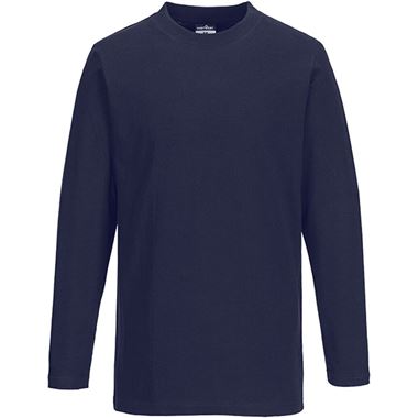 Portwest B196 Turin Cotton Long Sleeved T-Shirt 195g