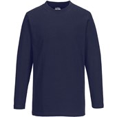 Portwest B196 Turin Cotton Long Sleeved T-Shirt 195g