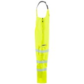 Leo Workwear Northam Yellow EcoViz 15K Waterproof Breathable Hi Vis Bib & Brace