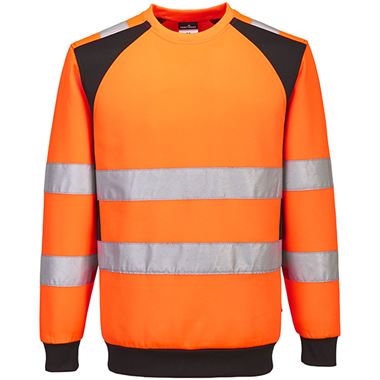 Portwest CD805 WX2 Orange Eco Friendly Hi Vis Sweatshirt