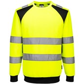 Portwest CD805 WX2 Yellow Eco Friendly Hi Vis Sweatshirt