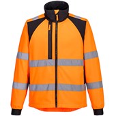 Portwest CD875 WX2 Orange Eco Friendly Hi Vis Softshell Jacket (2L)