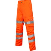 Leo Workwear Pennymoor Orange EcoViz Polycotton Women's Hi Vis Cargo Trouser