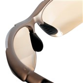 Bolle Contour CONTPSF Smoke Safety Sunglasses with Microfibre Pouch - Anti Scratch & Anti Fog Platinum Lens