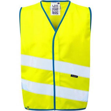 Leo Workwear Neonstars EcoViz Children's Hi Vis Vest