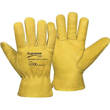 High Quality Lined Leather Drivers Gloves - 7g