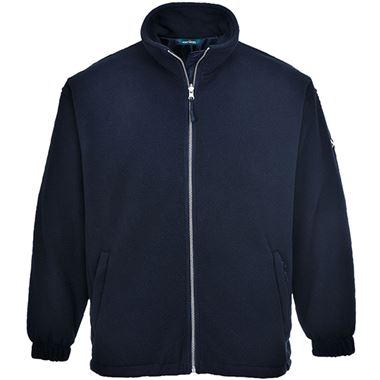 Portwest F285 Navy Lined Full Zip Windproof Fleece Jacket 280g