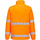 Portwest F302 Orange 1/2 Zip Hi Vis Fleece