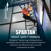 JSP FAR1102 Spartan Fall Arrest Kit - 2 Point Harness + 1.8m Fall Arrest Lanyard