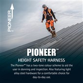 JSP FAR1103 Pioneer Adjustable Restraint Kit - 1 Point Harness + 2m Adjustable Lanyard
