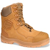 Portwest FD22 Metal Free Composite Side Zip Water Resistant Shin Height Safety Boot S3S HRO FO SC HI CI AN LG SR - Wheat