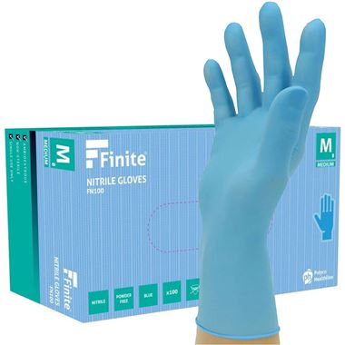 Polyco Bodyguards Finite FN100 Nitrile Powder Free Disposable Glove AQL1.5 (Box 100)