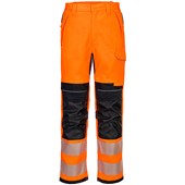 Portwest Modaflame PW3 FR414 Rail Orange Inherent Flame Retardant Anti Static Arc Flash Multi-Norm Hi Vis Trousers