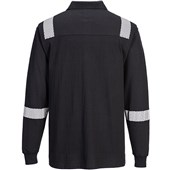 Portwest WX3 Modaflame Knit FR711 Inherent Flame Retardant Anti Static Arc Flash Long Sleeve Polo Shirt