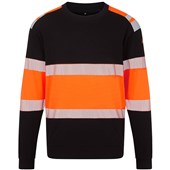 Portwest Modaflame PW3 FR737 Orange Inherent Flame Retardant Anti Static Arc Flash Class 1 Hi Vis Sweatshirt