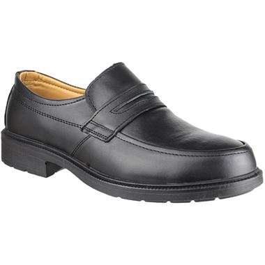 Amblers FS46 Smart Leather Slip On Safety Shoe S1P SRC