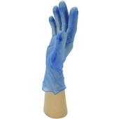 Polyco Shield GD13 Blue Vinyl Powder Free Disposable Gloves AQL4 (Box 100)