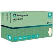Polyco Bodyguards GL818 Latex Powdered Disposable Glove AQL4.0 Box 100