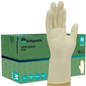 Polyco Bodyguards GL888 Latex PF Powder Free Disposable Glove AQL4 Box100