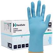 Polyco Handsafe GN90 Blue Nitrile Powder Free Disposable Examination Gloves AQL1.5 (Box 200)