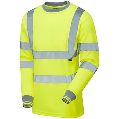 Supertouch Yellow Hi Vis Long Sleeve T-Shirt